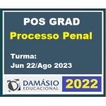 Pós Grad (um ano) Direito PROCESSUAL PENAL – Turma Jun 2022 (DAMÁSIO 2022) Pós Graduação